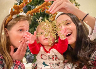 Mi primera Navidad como mamá y orgullosa lesbiana visible