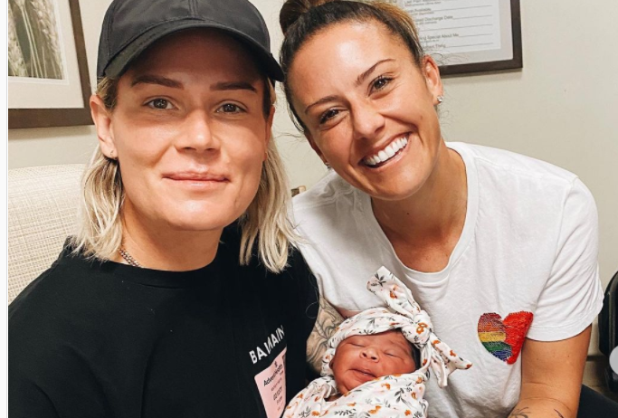 Ali Krieger y Ashlyn Harris