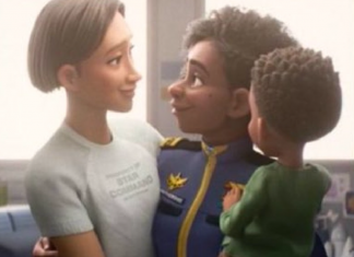 ¿Cómo es la familia de dos mamás de Lightyear?