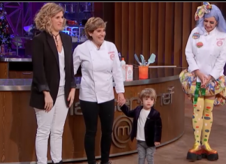 Anabel Alonso aparece con su mujer y su hijo en MasterChef