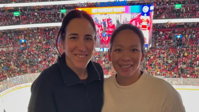 Julie Chu y Caroline Ouellette