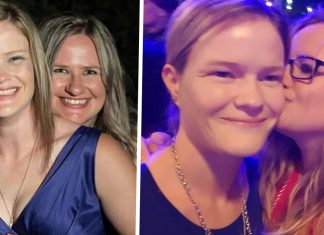 Una pareja de lesbianas embarazada a la vez y del mismo donante Kat Buchanan y Taryn Cumming
