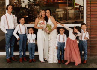 Amanda y Tracy, la pareja de lesbianas que tiene 6 hijos