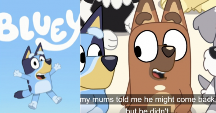 familia de dos mamás en Bluey