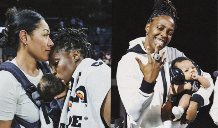 Chelsea Gray, mama lesbiana y estrella de la WNBA y la carta a su hijo